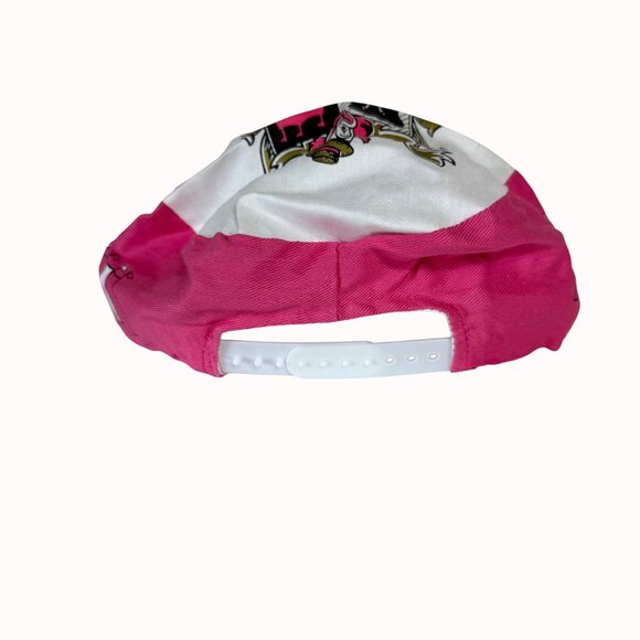 Circus Casino Vegas Painters Cap Snapback VTG Hat Retro 80s Colorblock Pink - Picture 7 of 9